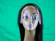 Straight 13x6 Virgin Human Hair Transparent Lace Front Wigs