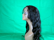 Body Wave 13x6 Virgin Human Hair Transparent  Lace Front Wigs